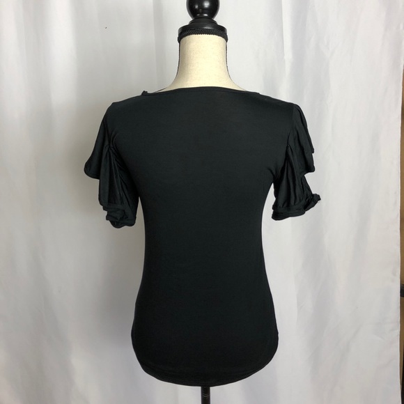 Cute Black Blouse NWOT - Picture 5 of 5